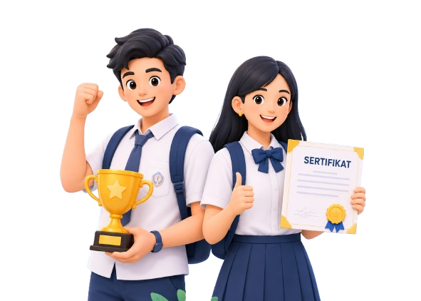 Ilustrasi Siswa Berprestasi